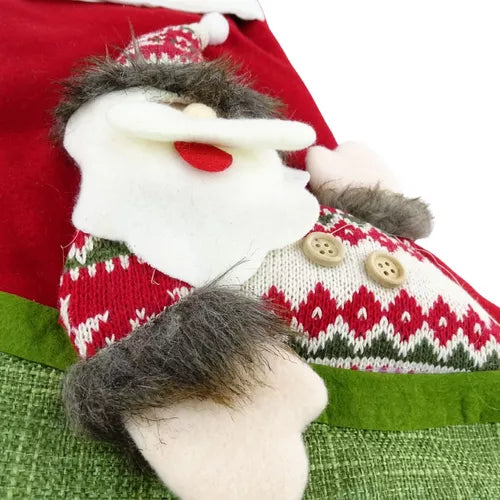 Corona Navideña Decorativa y Bota de Navidad para Puerta