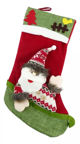 Corona Navideña Decorativa y Bota de Navidad para Puerta