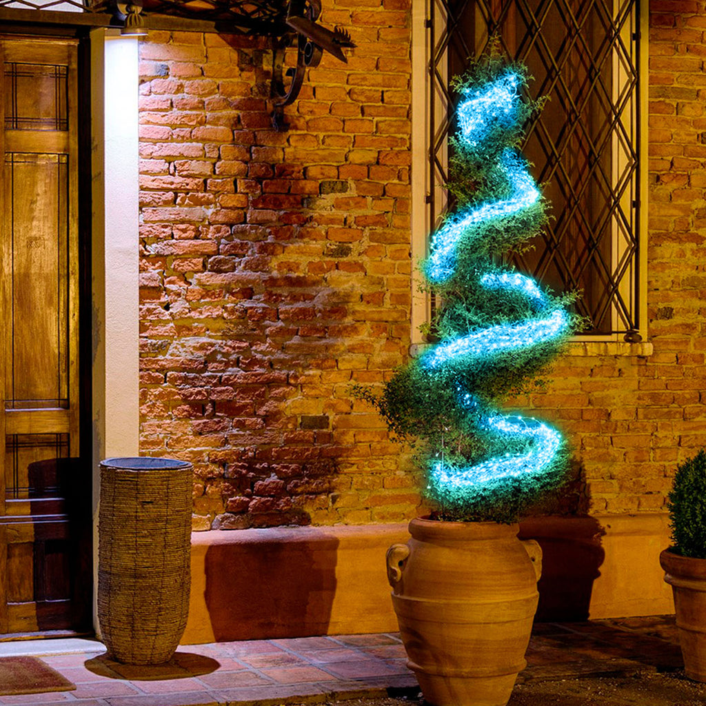 Luces LED Cascada de Hada 400 Luces para Decoración Navideña