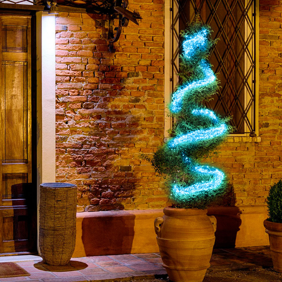 Luces LED Cascada de Hada 400 Luces para Decoración Navideña