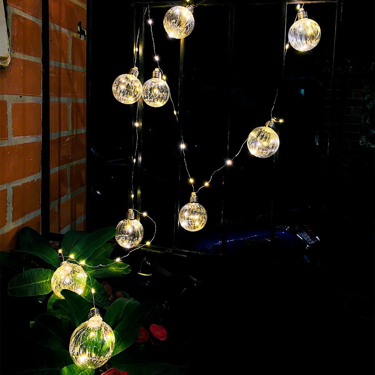 Luces Micro LED Burbuja 4m con 10 Luces para Decoración Fija