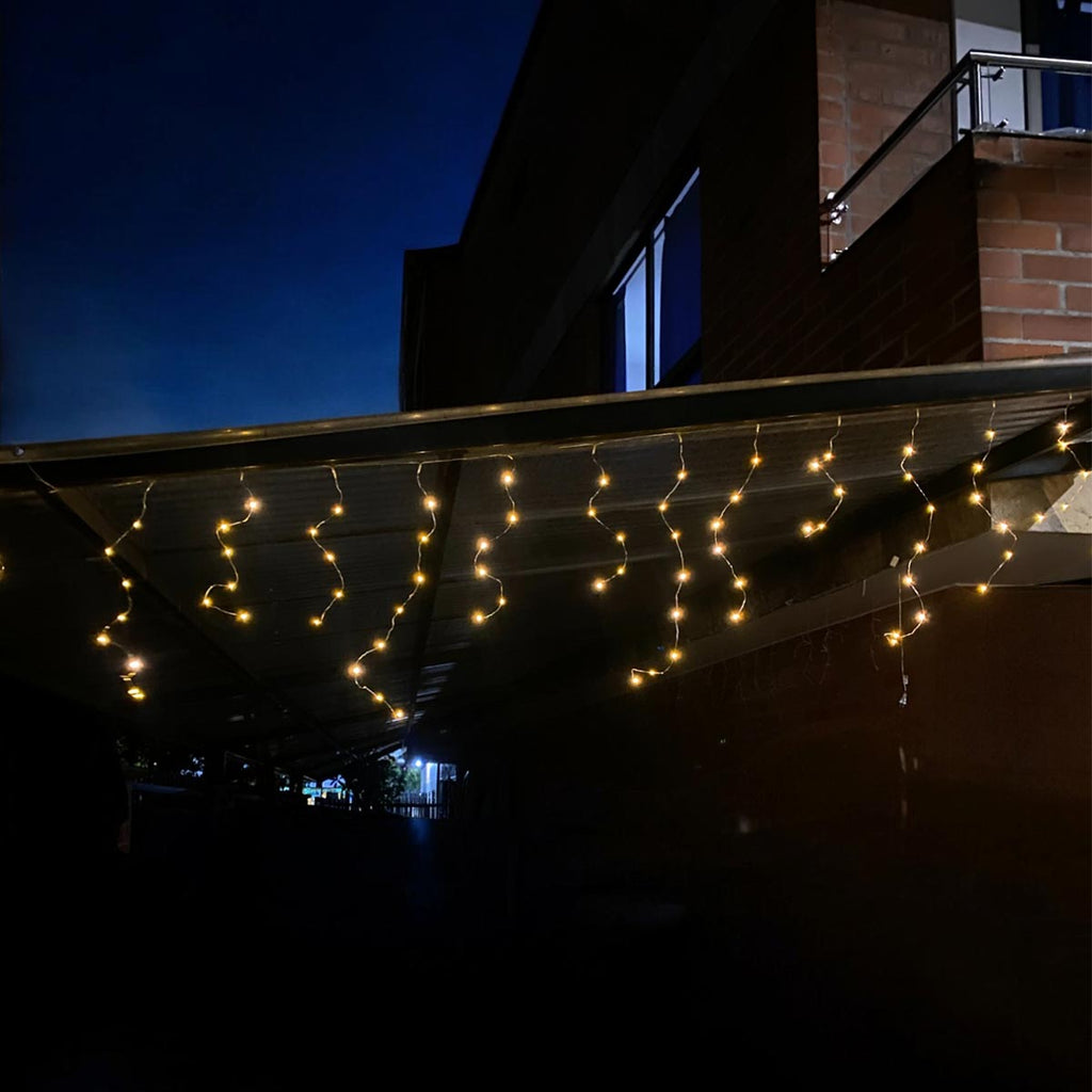 Cortina Micro LED 3m 100 Luces con 16 Tiras y Modos