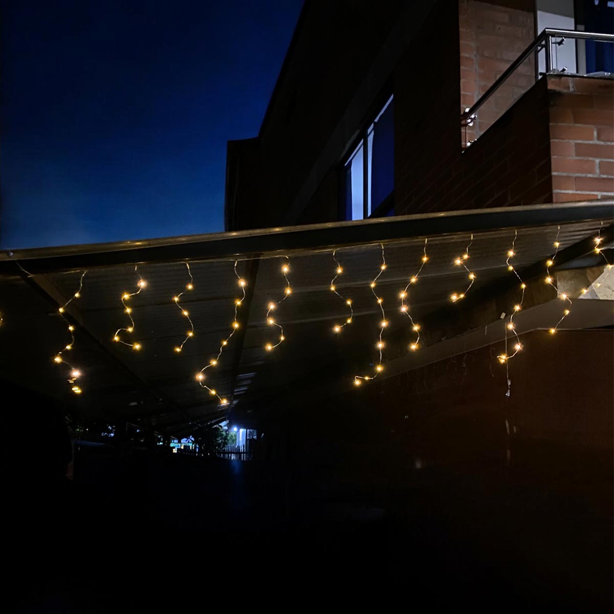 Cortina Micro LED 3m 100 Luces con 16 Tiras y Modos