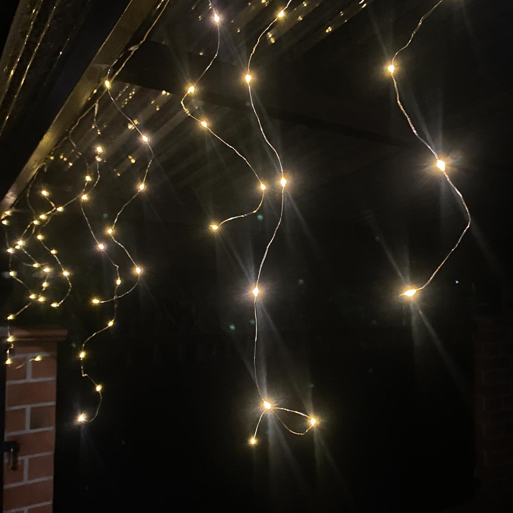 Cortina Micro LED 3m 100 Luces con 16 Tiras y Modos