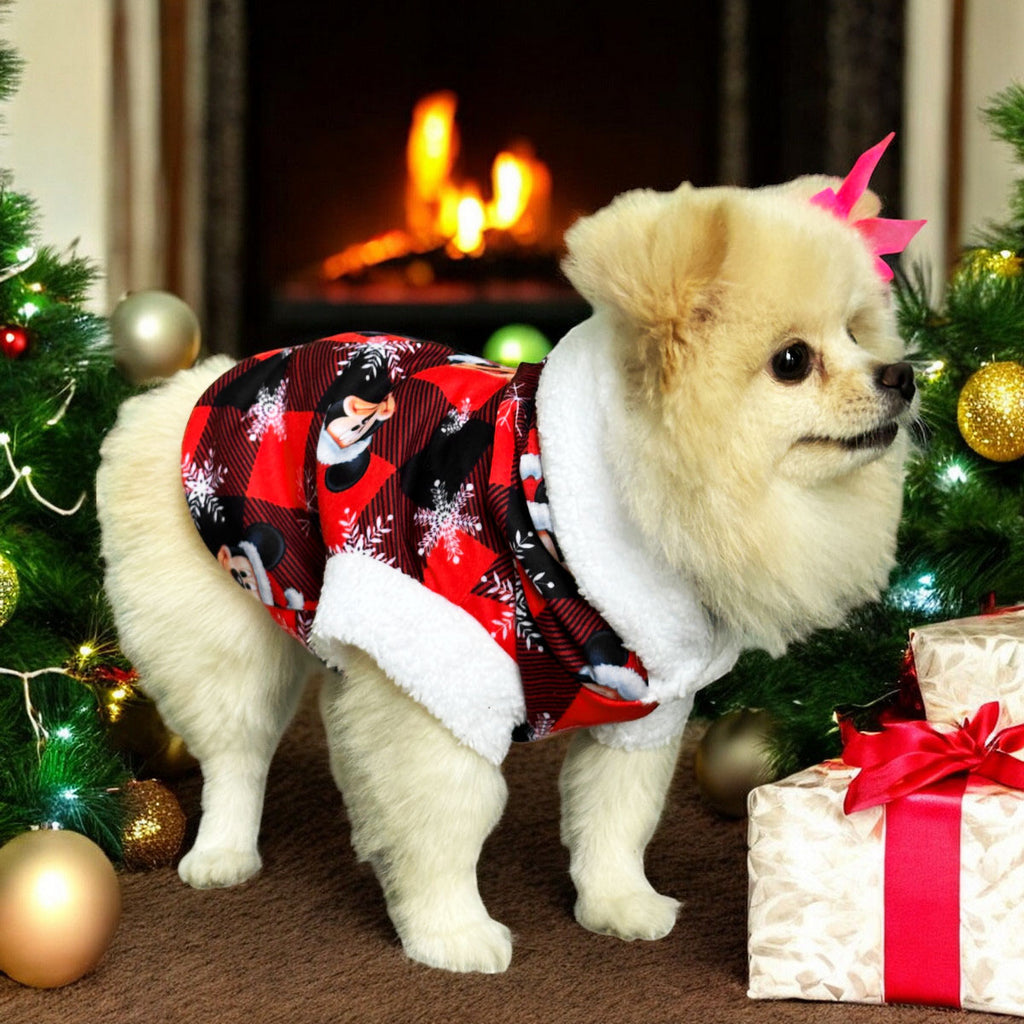 Disfraz Navideño Súper Suave Mickey Mouse para Perros y Gatos