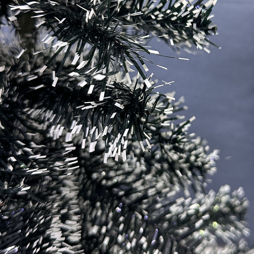 Árbol de Navidad Moderno 90cm con 80 Ramas y Base Plástica