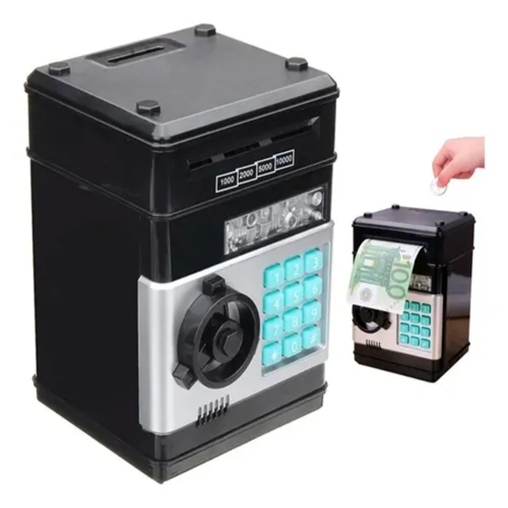 Alcancía Electrónica Caja Fuerte para Niños con Bloqueo de Clave