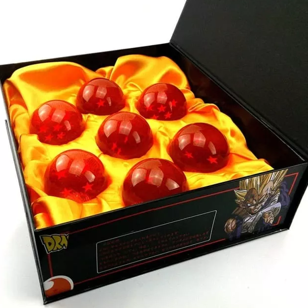 Set Colección Dragon Ball: 7 Esferas de Dragón en Acrílico