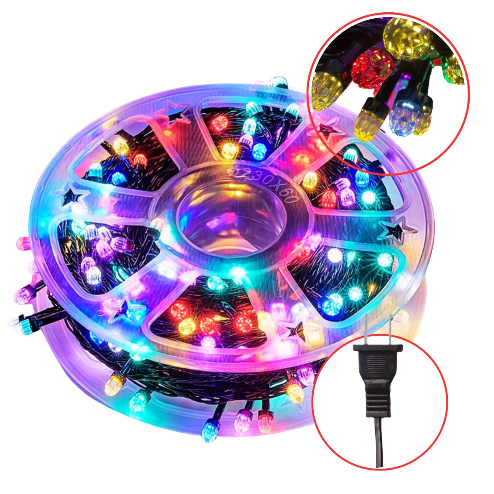 Luces LED Solares Exteriores - 20 Metros y 8 Modos