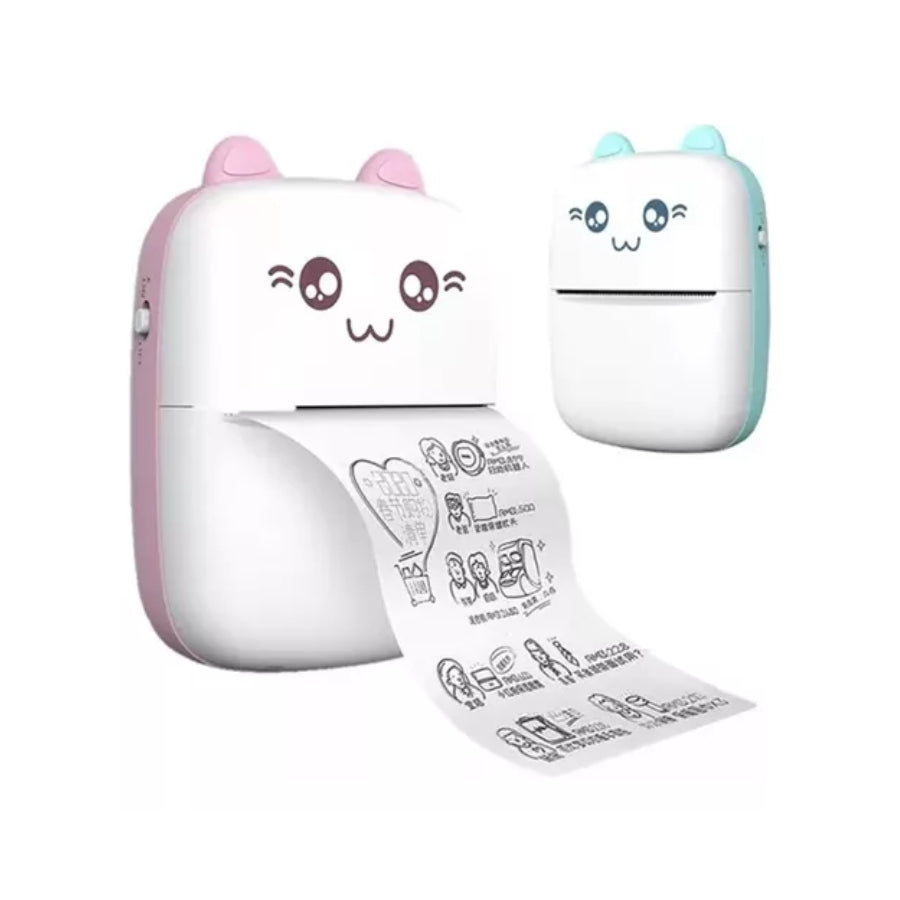 Mini Impresora Térmica Portátil - Bluetooth y Sin Tinta