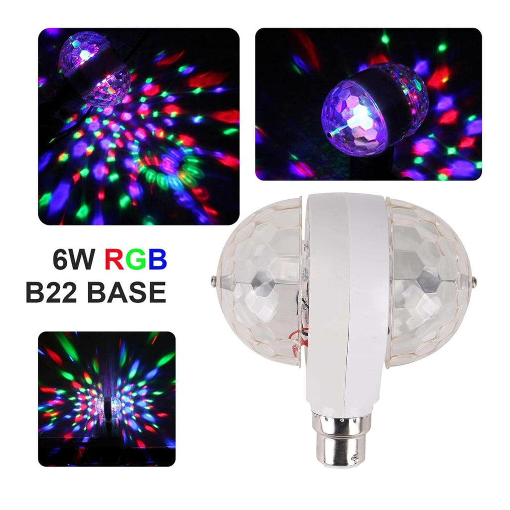 Bombillo Doble RGB LED - Iluminación Estroboscópica y Ahorro Energético