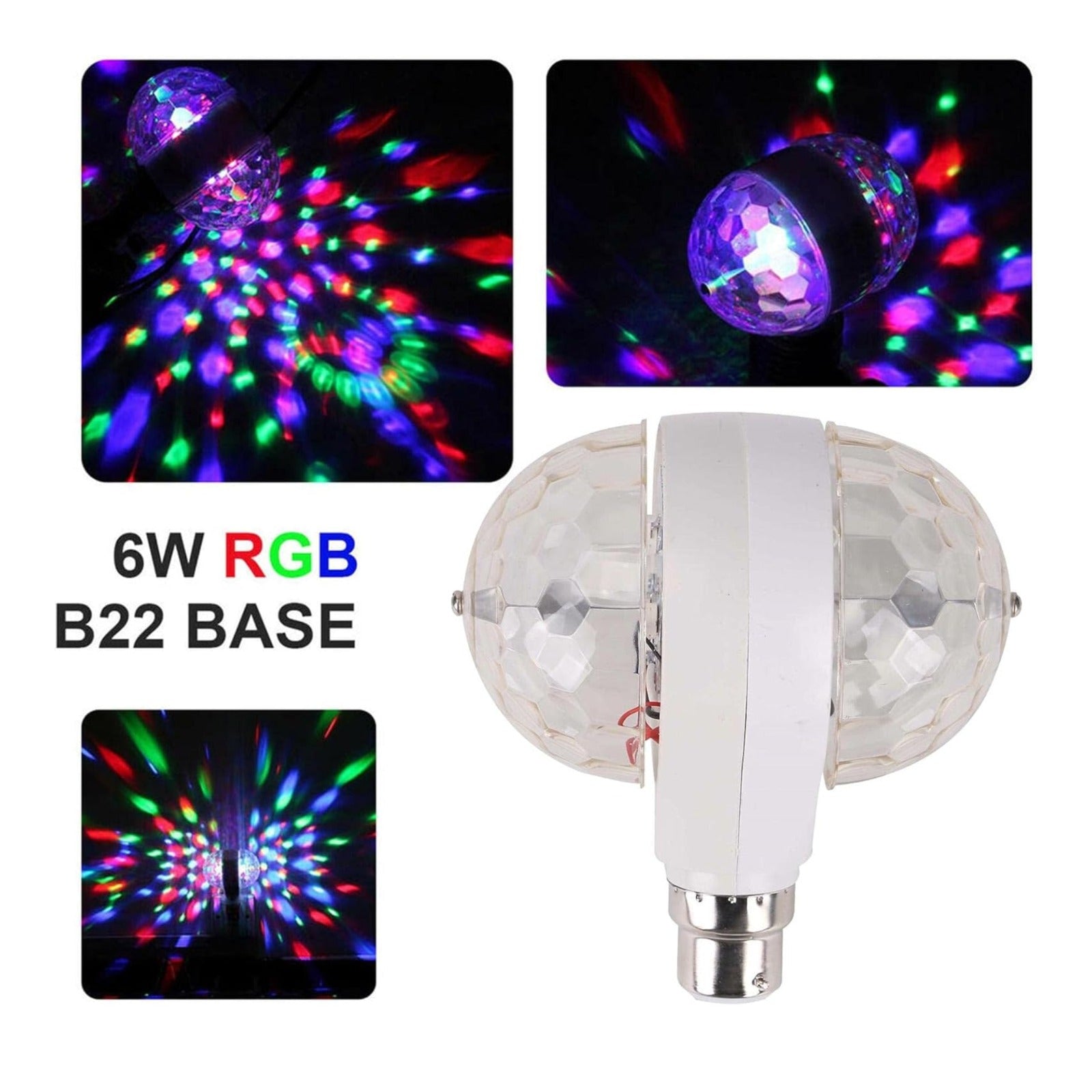 Bombillo Doble RGB LED - Iluminación Estroboscópica y Ahorro Energético