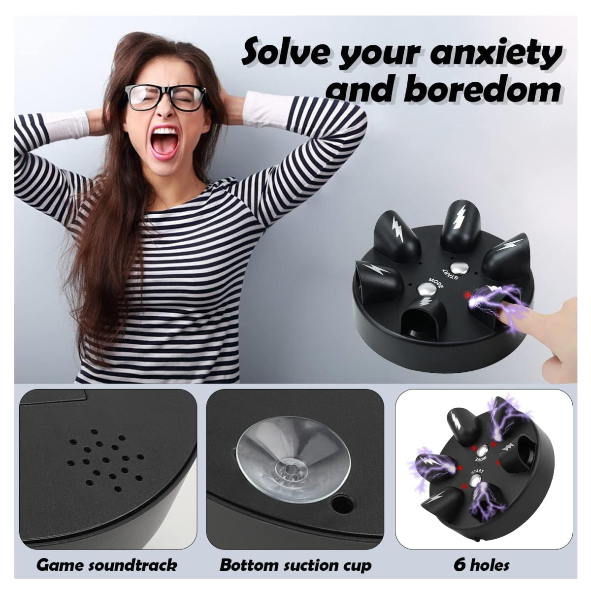 Ruleta Eléctrica Detector de Mentiras - 6 Jugadores, 2 Modos