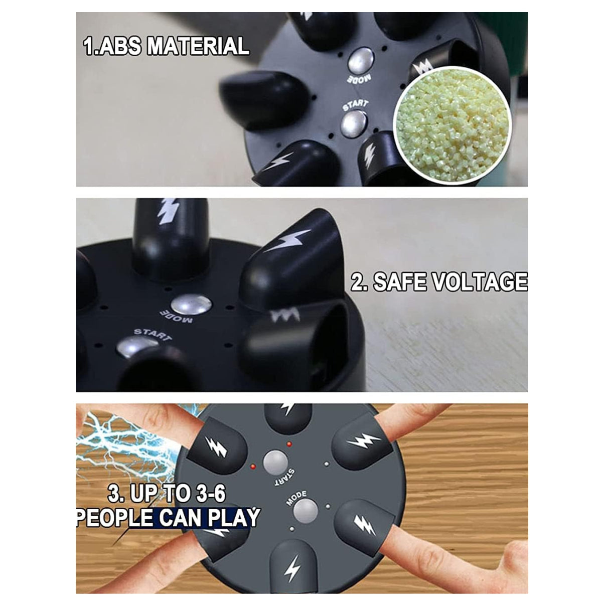 Ruleta Eléctrica Detector de Mentiras - 6 Jugadores, 2 Modos