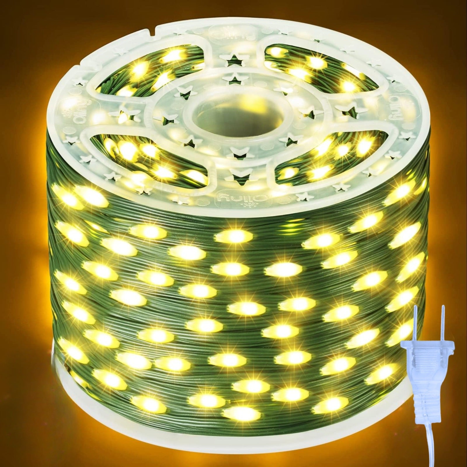 Cadena Luces LED 100 Metros - 800 Luces, Fija, Cálida/Blanca