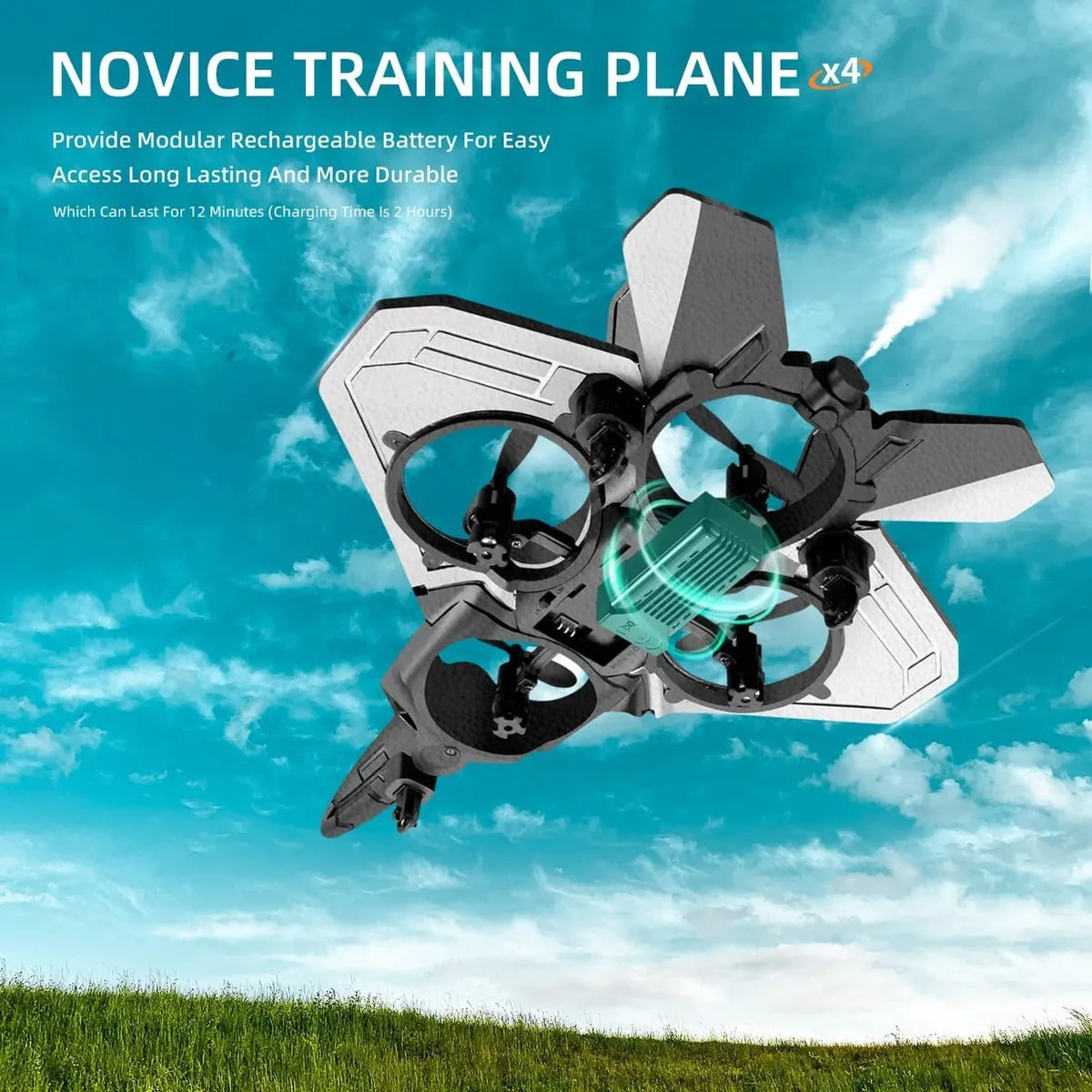 AVION FALCON X22 - Batería Recargable y Repuestos