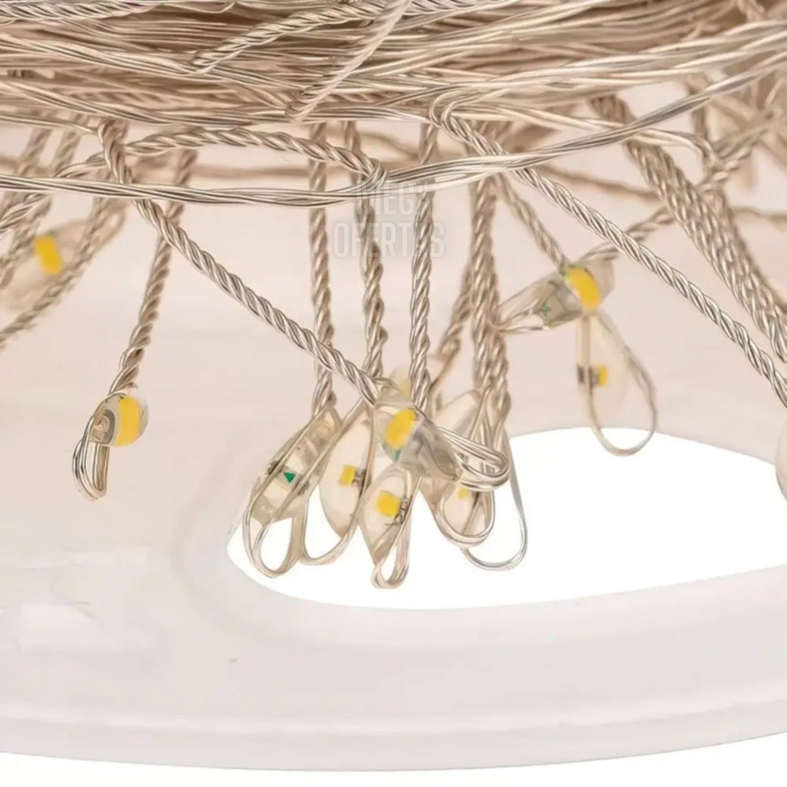 Instalación Lineal Espiga 600LED 20MT - Destellos, Impermeable, Tricolor